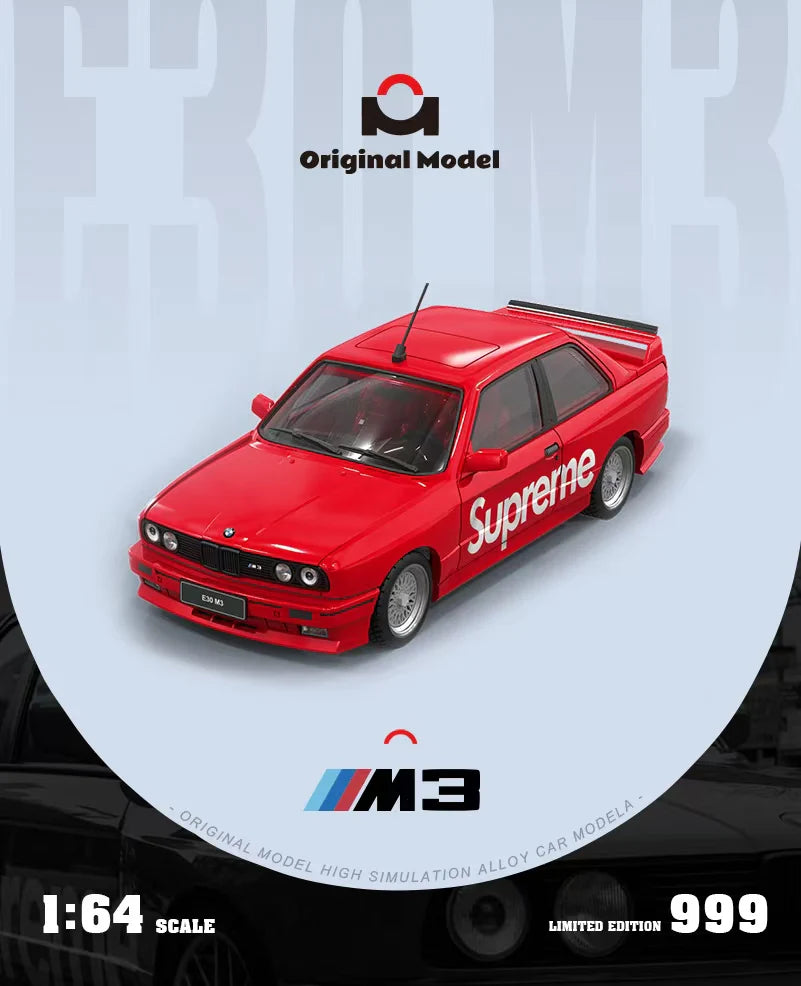 Original Model 1/64 - BMW E30 M3 Supreme Livery - OM647801