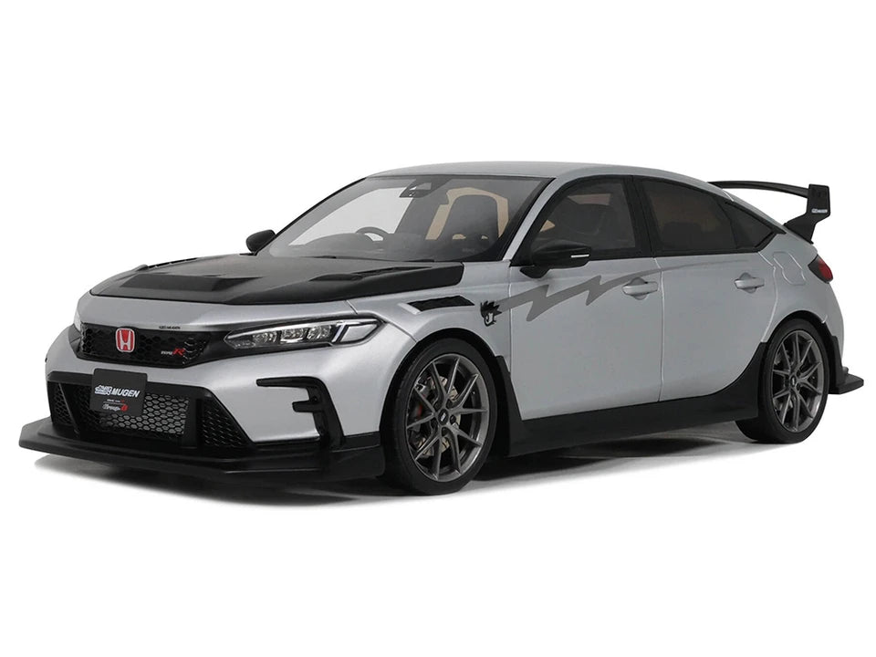 OttOmobile 1:18 Honda Civic Type R Mugen Group B Argent Mat 2024 OT1133
