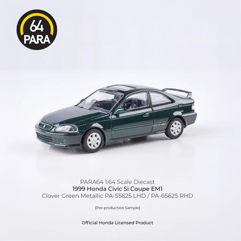 Para64 - 1999 Honda Civic EM1 Clover Green Pearl LHD PA-55625