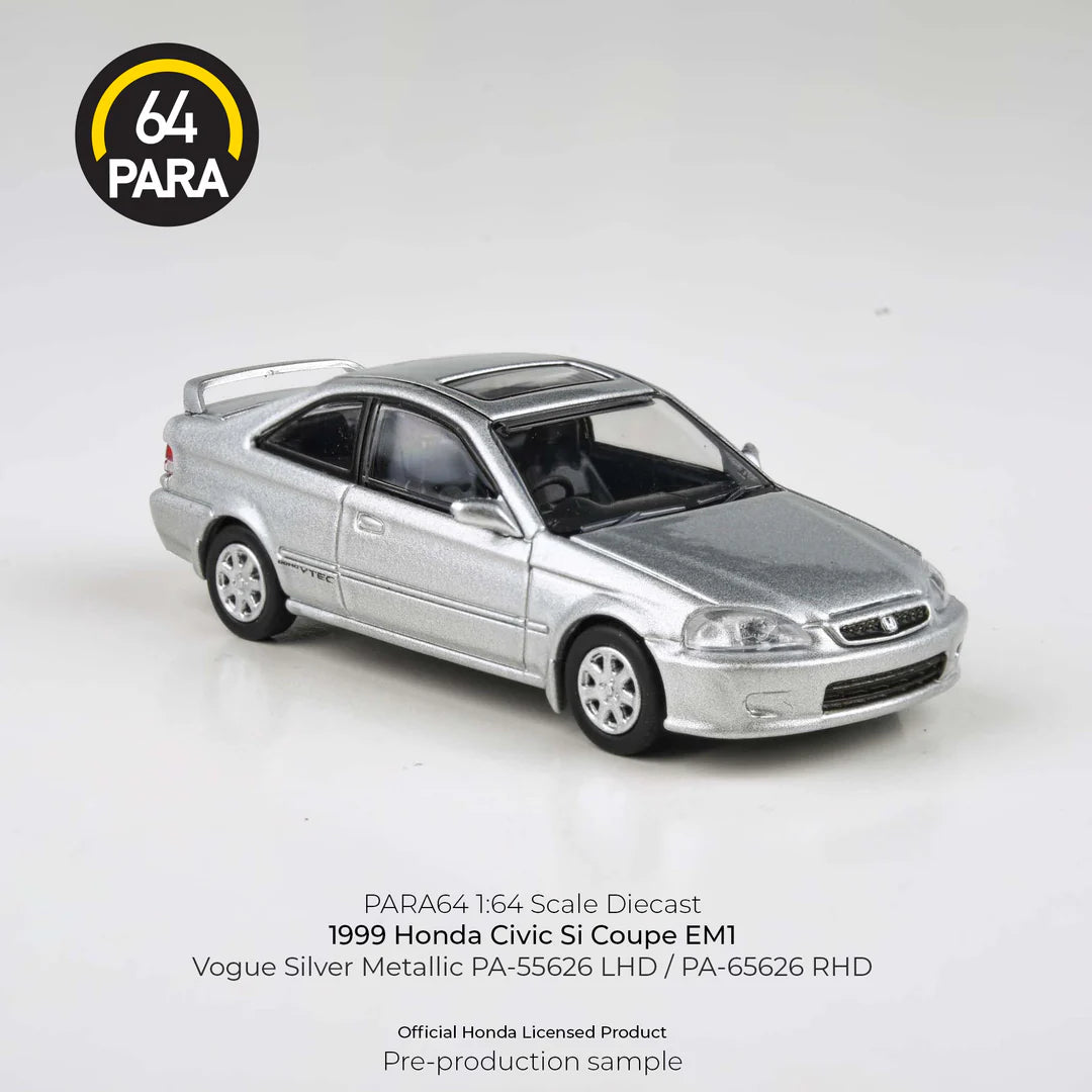 1999 Honda Civic Si Coupe EM1 - Vogue Silver Metallic, PA-55626