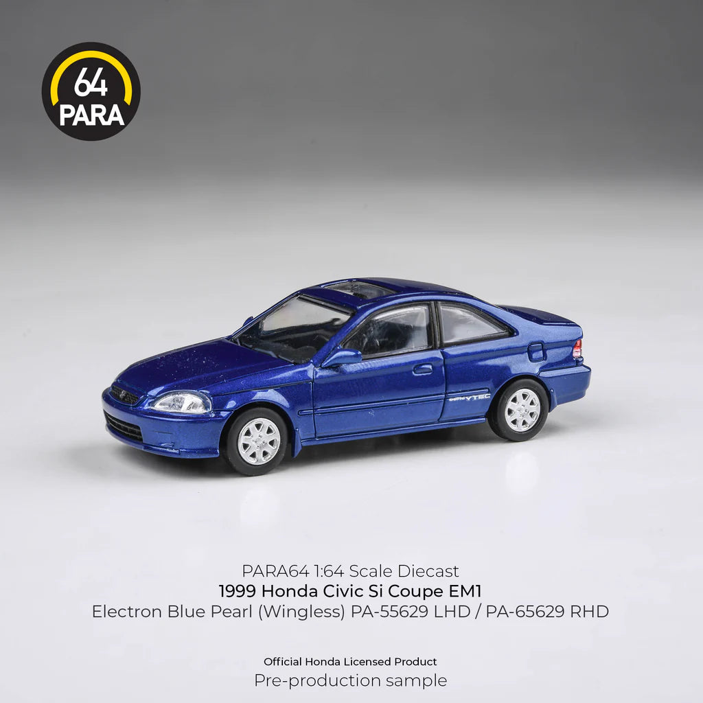 PARA64-1999 Honda Civic EM1 Electron Blue Pearl LHD (wingless) PA-55629