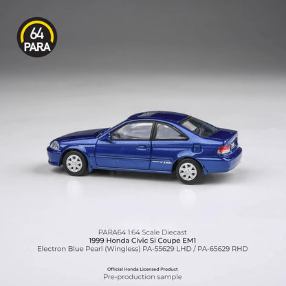 PARA64-1999 Honda Civic EM1 Electron Blue Pearl LHD (wingless) PA-55629