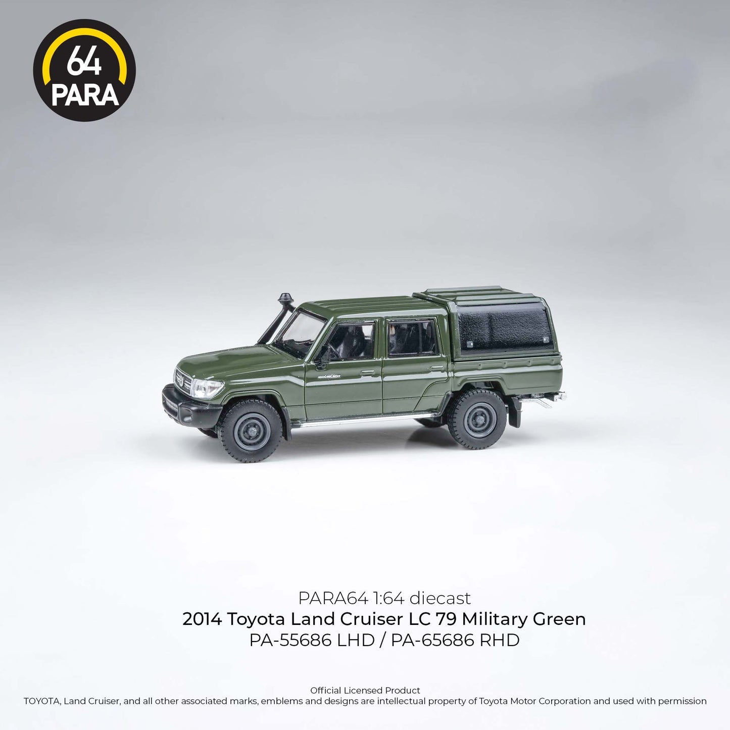 PARA64- 2014 Toyota Land Cruiser Dbl Cab Pickup LC79 Military Green PA-55686