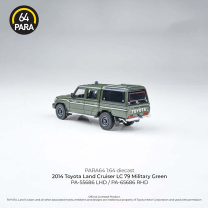 PARA64- 2014 Toyota Land Cruiser Dbl Cab Pickup LC79 Military Green PA-55686