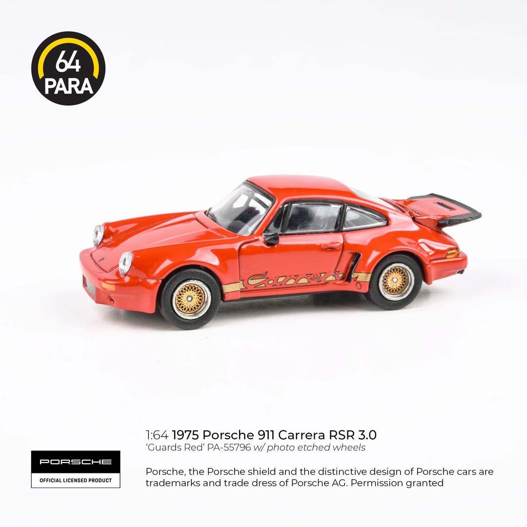 PARA64- Porsche 911 Carrera RSR 3.0 Guards Red w/ photo etch wheels LHD PA-55796