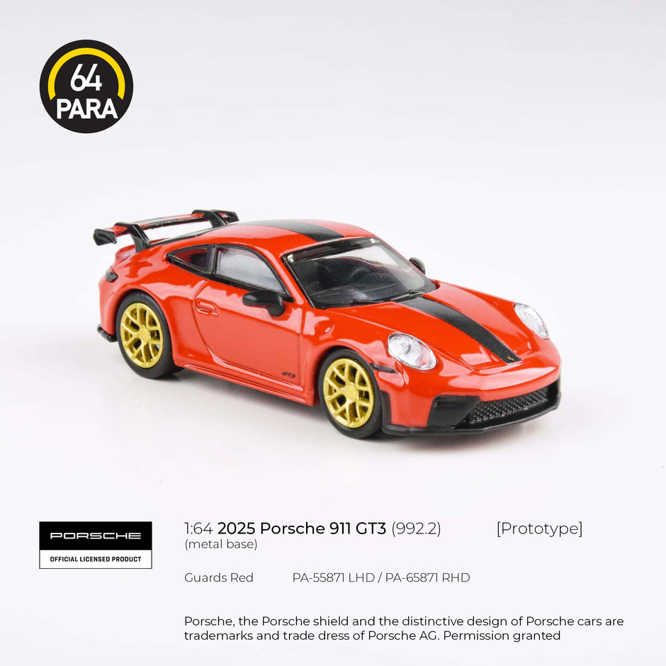 PARA64 1/64 2025 Porsche 911 GT3 (992.2) Guards Red LHD PA-55871