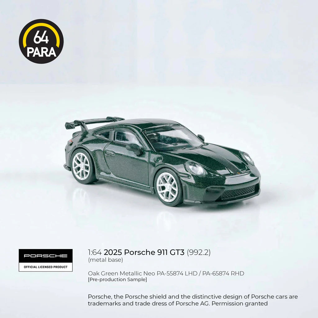 Para64 - 2025 Porsche 911 GT3 (992.2) Oak Green Metallic (PA-55874)