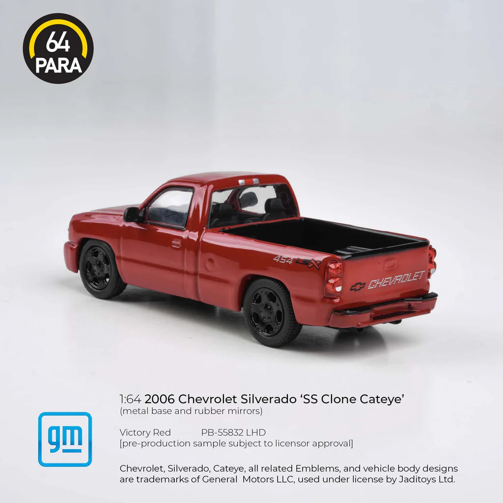 (PRE-ORDER, 2025) 2006 Chevrolet Silverado Single Cab Victory Red, PB-55832