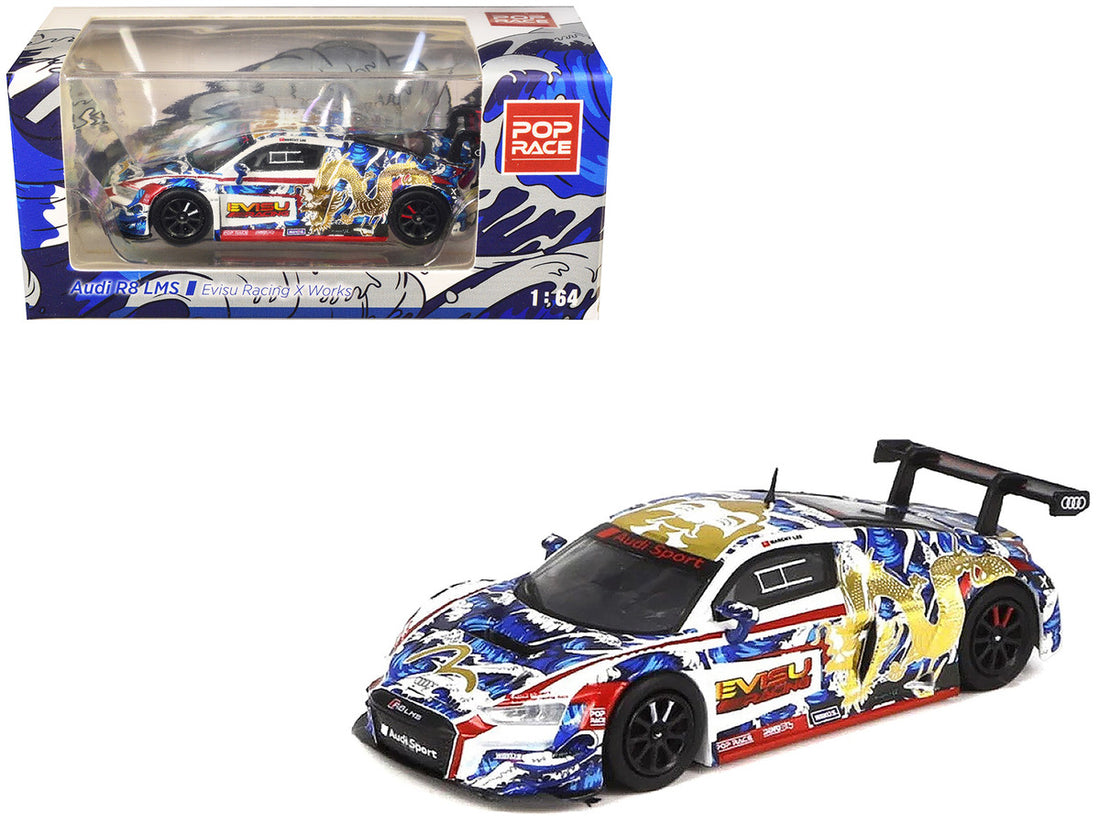 POPRACE 1/64-Audi R8 LMS "Evisu Racing X Works  PR64-R8LMS-EVISU