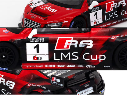 POPRACE 1/64-Audi R8 LMS - No.1 Macau Cup 2013 E.Mortara- PR64-R8UL-13MGC01