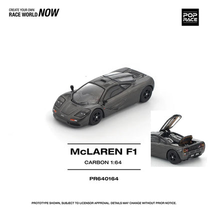 (PRE-ORDER 2026) POPRACE 1:64 McLaren F1 Carbon Edition PR640164