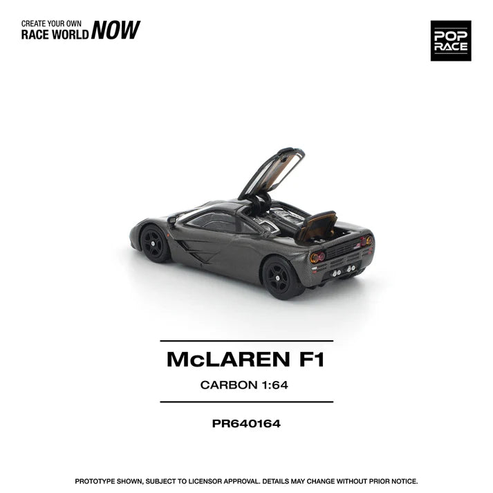(PRE-ORDER 2026) POPRACE 1:64 McLaren F1 Carbon Edition PR640164