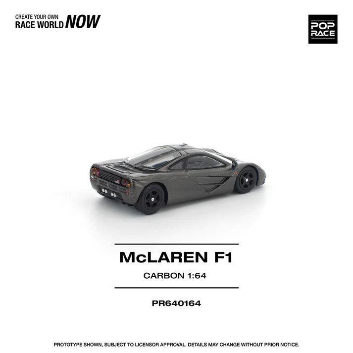 (PRE-ORDER 2026) POPRACE 1:64 McLaren F1 Carbon Edition PR640164