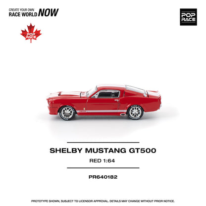 (LIMIT 1 PER CLIENT) POPRACE 1/64 Shelby Mustang GT500 - (Canada Exclusive) - PR640182