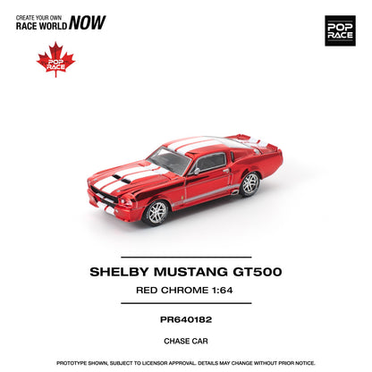 (LIMIT 1 PER CLIENT) POPRACE 1/64 Shelby Mustang GT500 - (Canada Exclusive) - PR640182