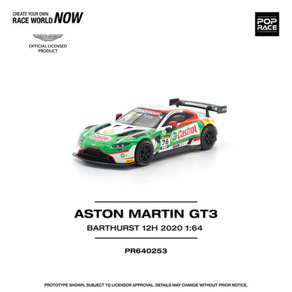 (PRE-ORDER 2026) POPRACE 1:64 Aston Martin Vantage GT3 Bathurst 12H 2020 PR640253