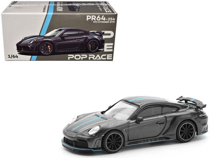 POPRACE 1/64 -  voir note boîte ouverte.  Le dernier  demo 992 Stinger GTR Carbon Edition - PR640254