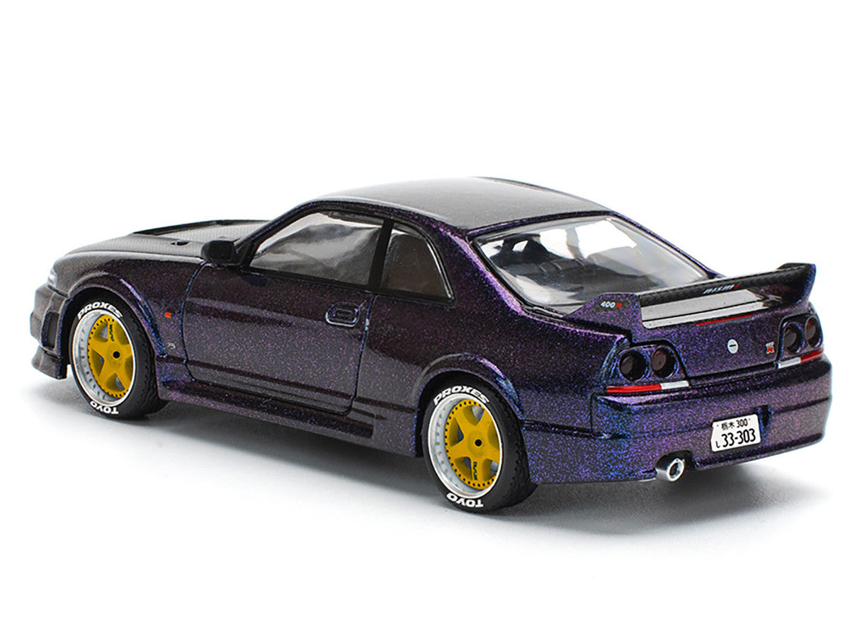 POPRACE 1/64 - Nissan Skyline GT-R R33 Nismo - "Midnight Purple" - PR640256