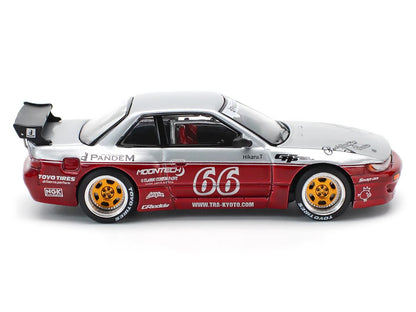 POPRACE 1/64, PANDEM SILVIA S13 - MOONTECH RED le dernier. Last one open box