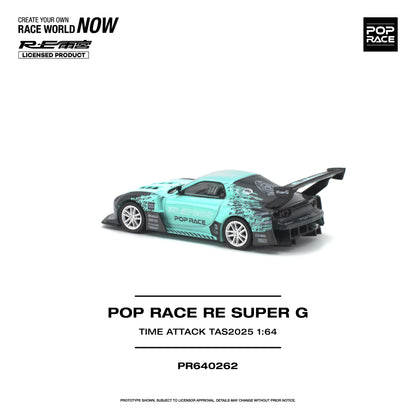 (PRE-ORDER 2026) POP RACE 1:64 RE Amemiya Super G Time Attack TAS 2025 PR640262