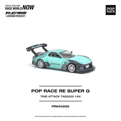 (PRE-ORDER 2026) POP RACE 1:64 RE Amemiya Super G Time Attack TAS 2025 PR640262