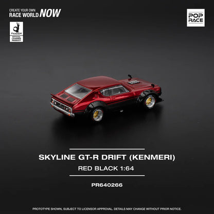 (PRE-0RDER 2025) POPRACE 1/64, KPGC110 KENMERI - RED/BLACK