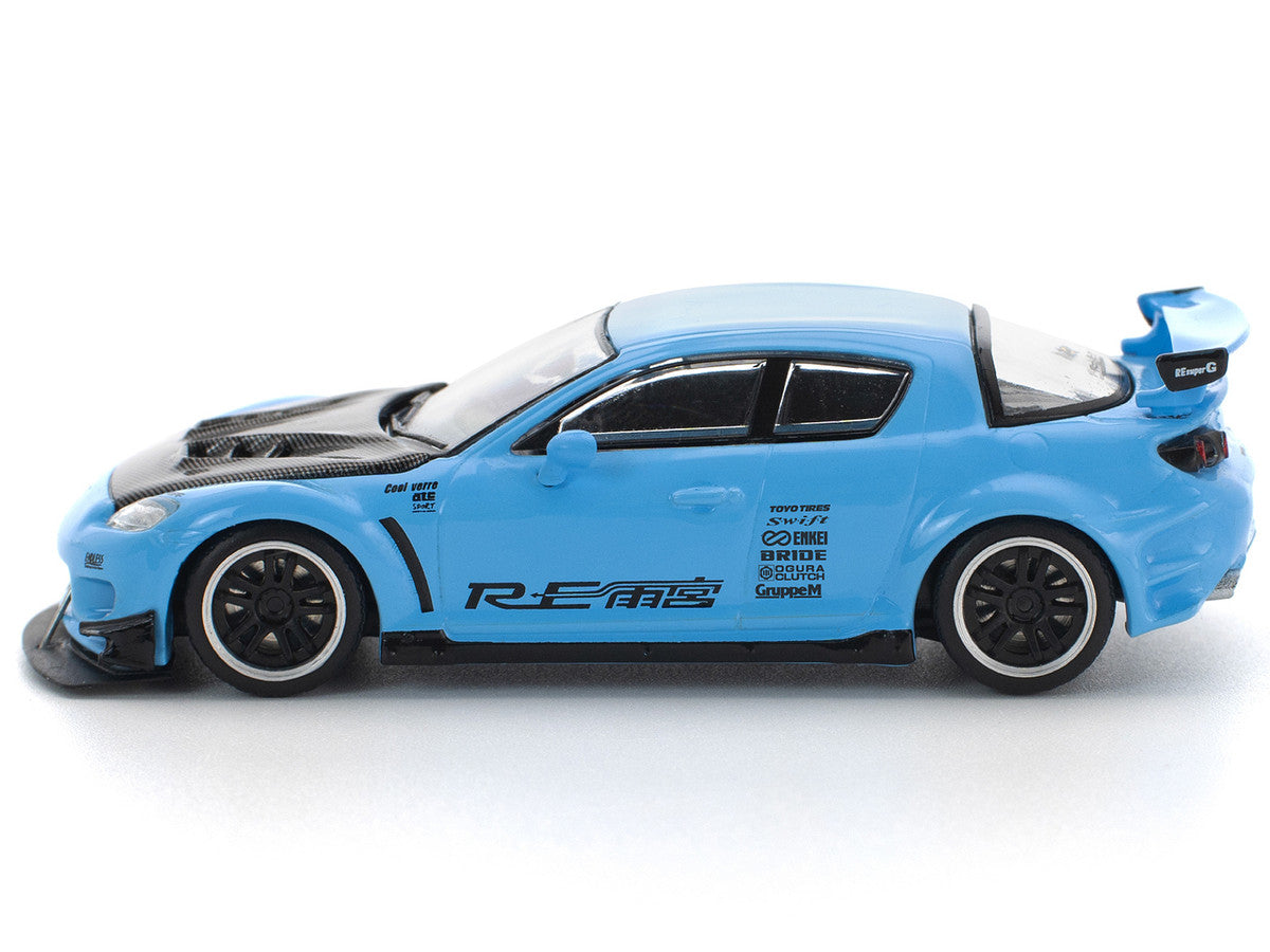 POPRACE 1/64 - Mazda RX-8 Re-Amemiya - Light Blue - PR640270