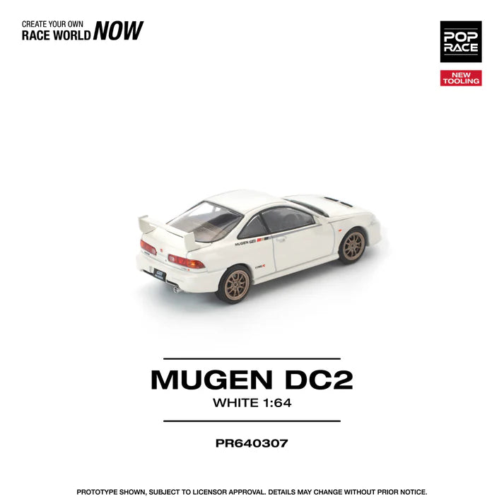 (PRE-ORDER 2026) POPRACE 1:64 Mugen DC2 White PR640307