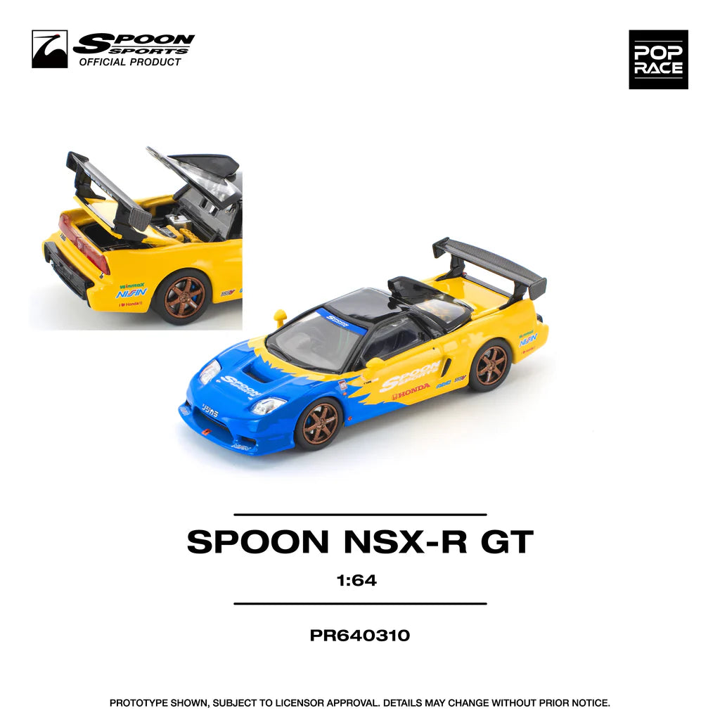 POPRACE 1/64- Honda NSX R GT - "Spoon" - PR640310