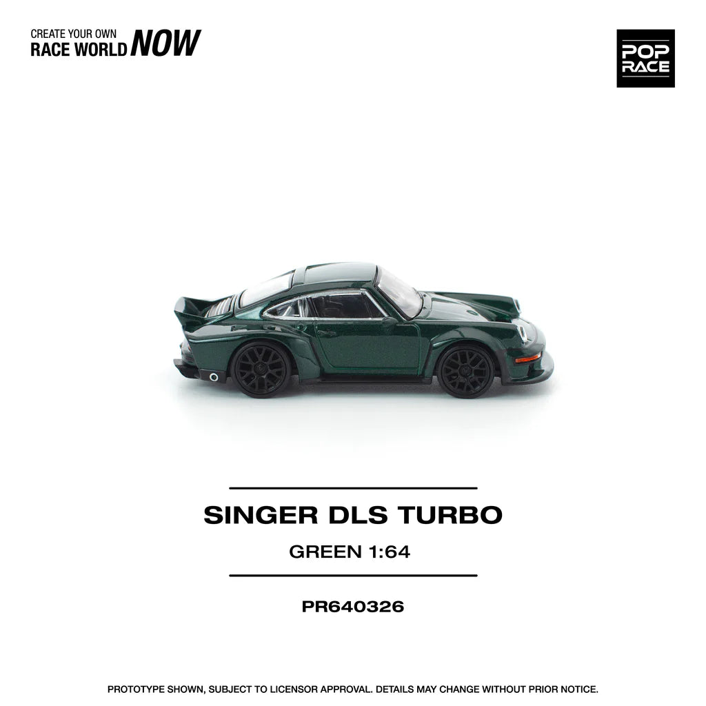 (PRE-0RDER 2025) POPRACE 1/64, Singer DLS Turbo (Road) - Green, PR640326