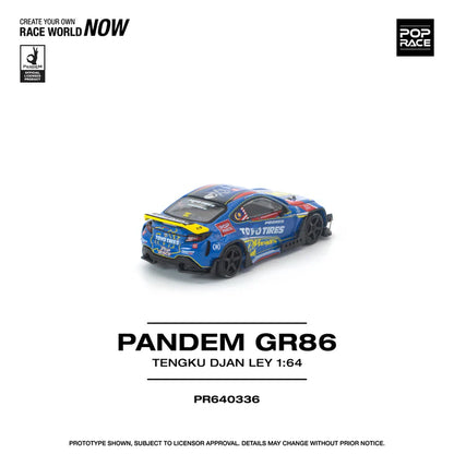 (PRE-ORDER 2026) POPRACE 1:64 PANDEM GR86 Tengku Djan Ley PR640336
