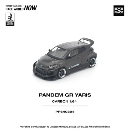 (PRE-ORDER 2026) POPRACE 1:64 Toyota GR Yaris Pandem Carbon Edition PR640394