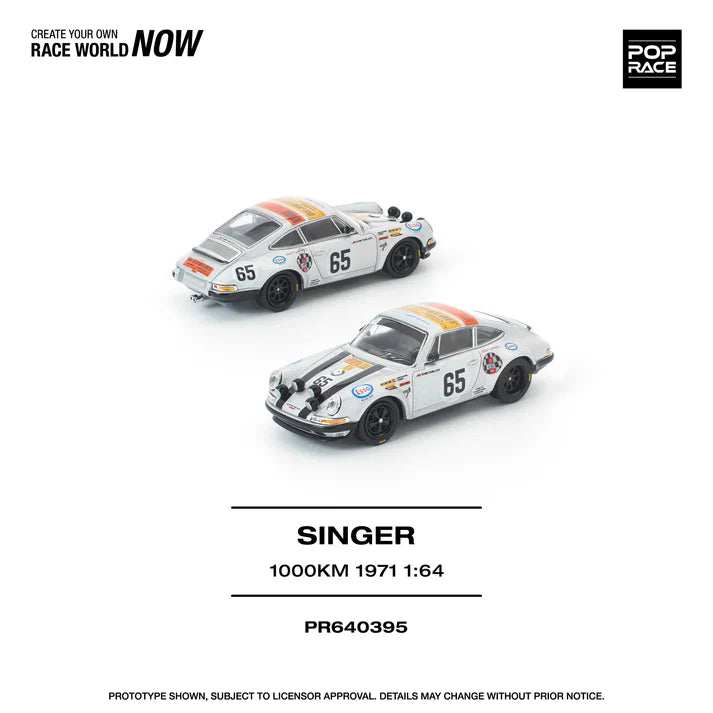 (PRE-ORDER 2026) POPRACE 1:64 Porsche Singer Spa 1000KM 1971 PR640395
