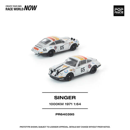 (PRE-ORDER 2026) POPRACE 1:64 Porsche Singer Spa 1000KM 1971 PR640395
