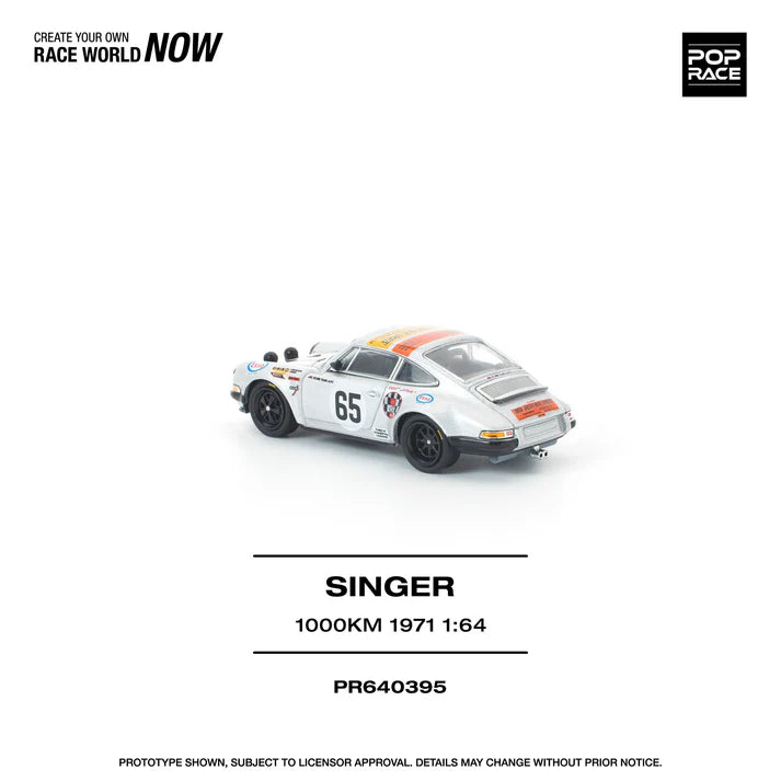 (PRE-ORDER 2026) POPRACE 1:64 Porsche Singer Spa 1000KM 1971 PR640395