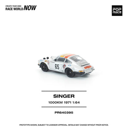 (PRE-ORDER 2026) POPRACE 1:64 Porsche Singer Spa 1000KM 1971 PR640395