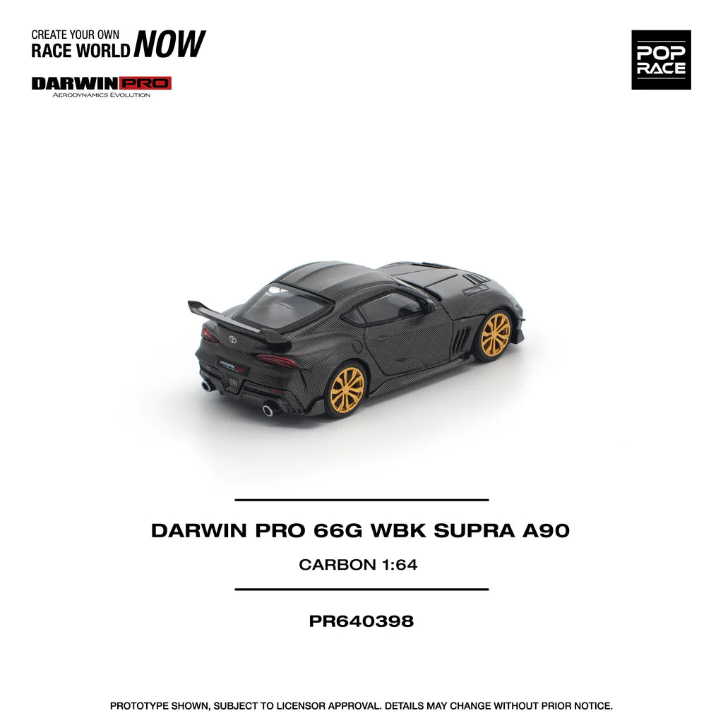 (PRE-0RDER 2025) POPRACE 1/64-DARWIN PRO 66G WBK SUPRA A90 CARBON EDITION PR640398