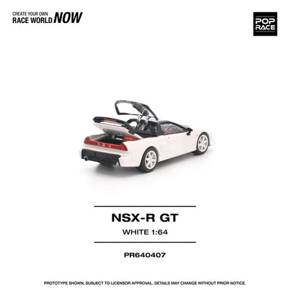 (PRE-ORDER 2026) POPRACE 1:64 Honda NSX-R GT White PR640407