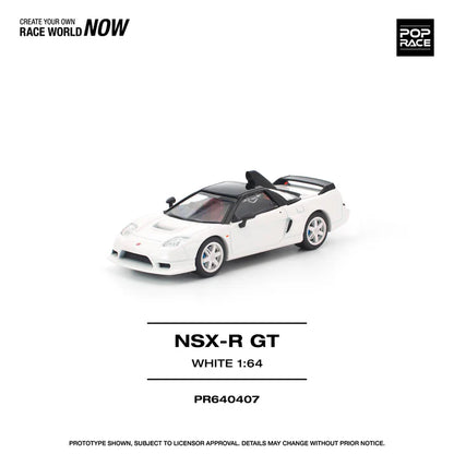 (PRE-ORDER 2026) POPRACE 1:64 Honda NSX-R GT White PR640407