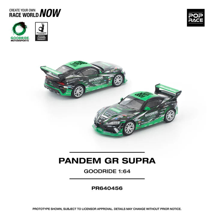 (PRE-ORDER 2026) POPRACE 1:64 Toyota GR Supra Pandem Goodride PR640456