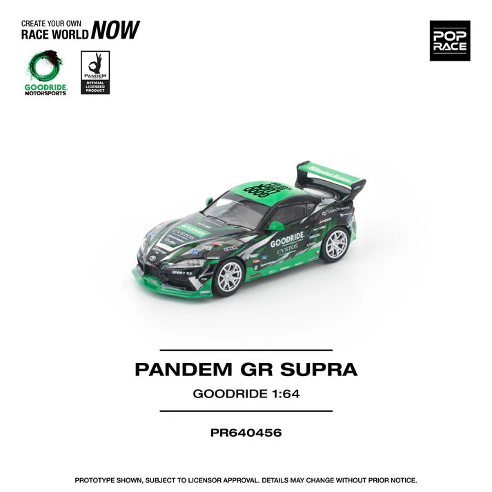 (PRE-ORDER 2026) POPRACE 1:64 Toyota GR Supra Pandem Goodride PR640456