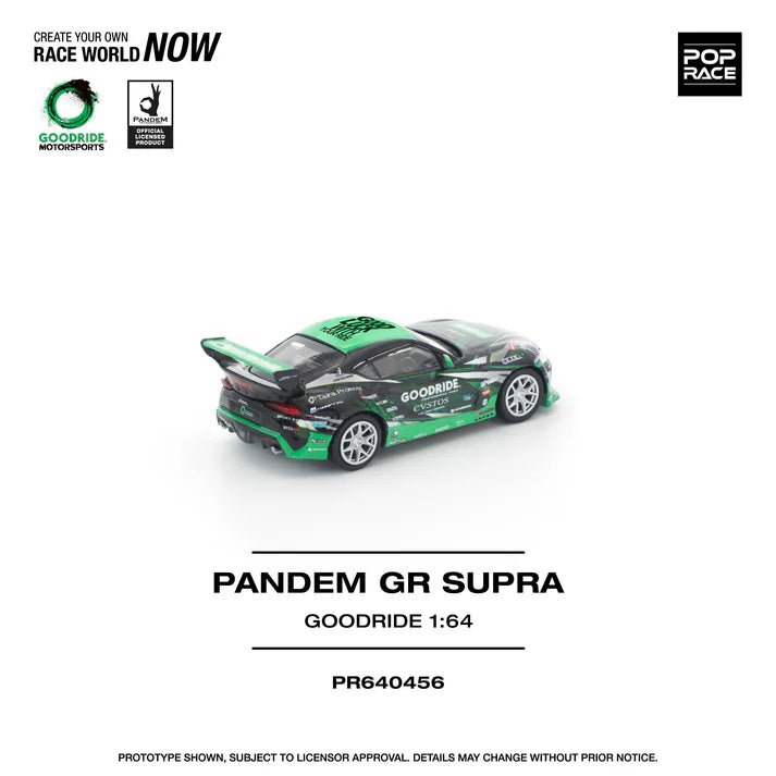 (PRE-ORDER 2026) POPRACE 1:64 Toyota GR Supra Pandem Goodride PR640456
