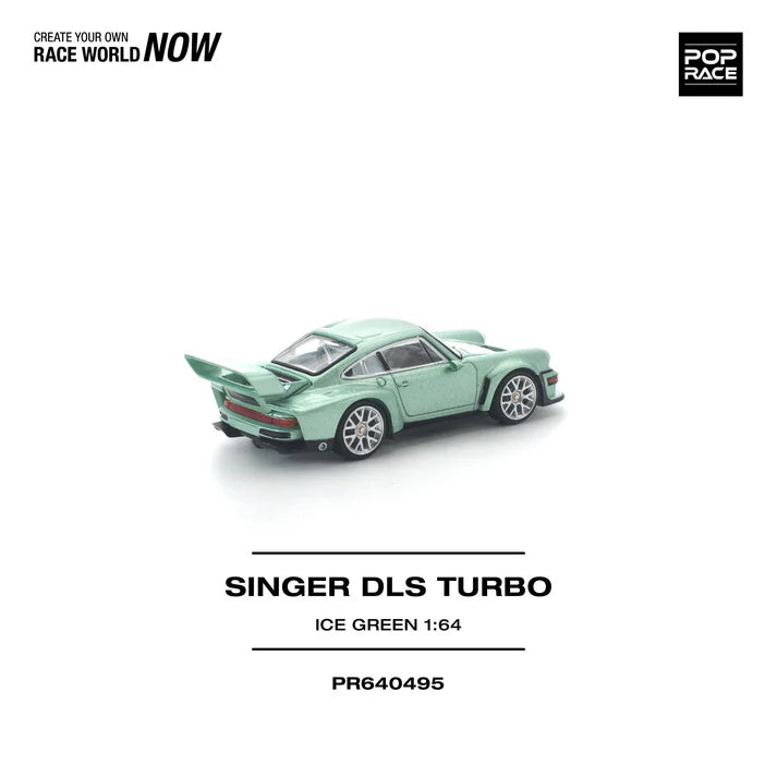 (PRE-ORDER 2026) POPRACE 1:64 Singer DLS Turbo vert Ice PR640495