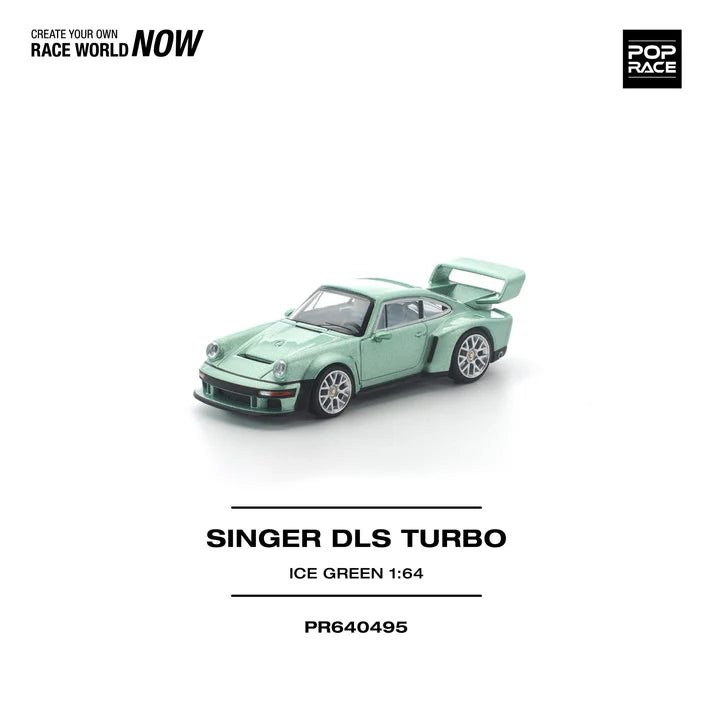 (PRE-ORDER 2026) POPRACE 1:64 Singer DLS Turbo Ice Green PR640495