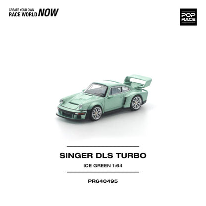 (PRE-ORDER 2026) POPRACE 1:64 Singer DLS Turbo vert Ice PR640495
