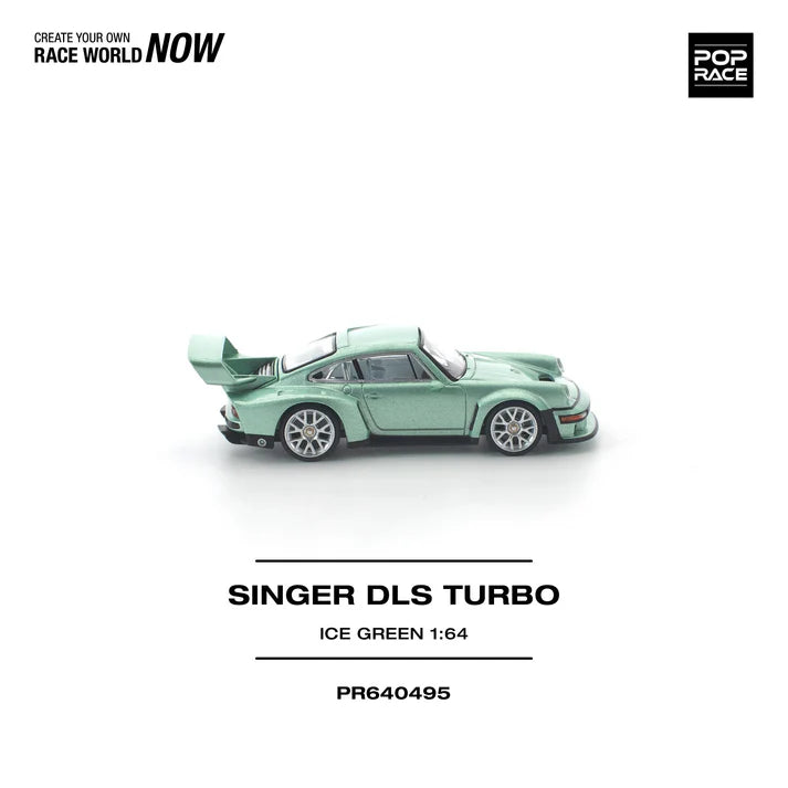 (PRE-ORDER 2026) POPRACE 1:64 Singer DLS Turbo vert Ice PR640495