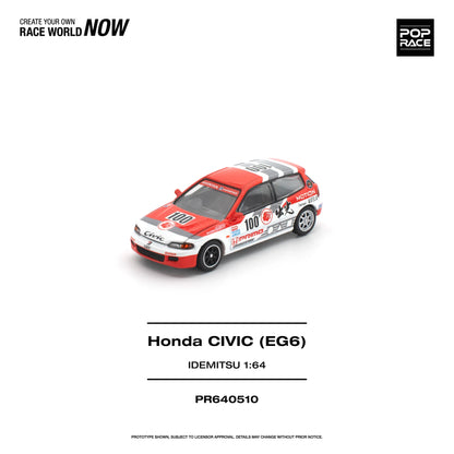 (PRE-ORDER 2026) POPRACE 1:64 Honda Civic EG6 Idemitsu Motion Infinite PR640510