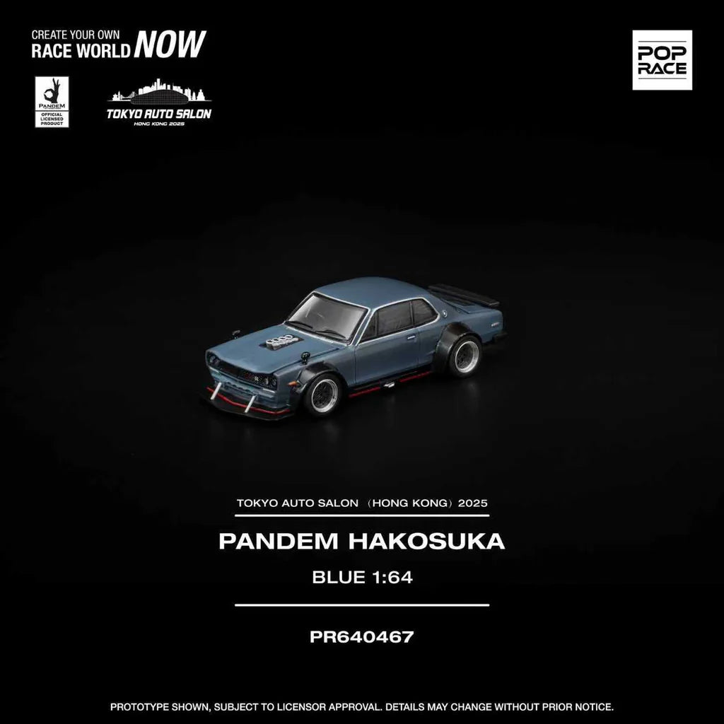 POPRACE 1/64 - Pandem Hakosuka - BLUE TASHK 2025 Exclusive Mode - PR640467