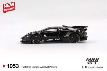 MINI GT- Lamborghini LB-Silhouette WORKS MURCIELAGO GT Evo Black (MGT01053-BL)