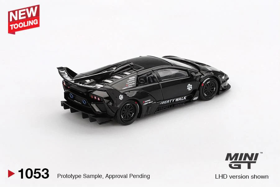 MINI GT- Lamborghini LB-Silhouette WORKS MURCIELAGO GT Evo Black (MGT01053-BL)